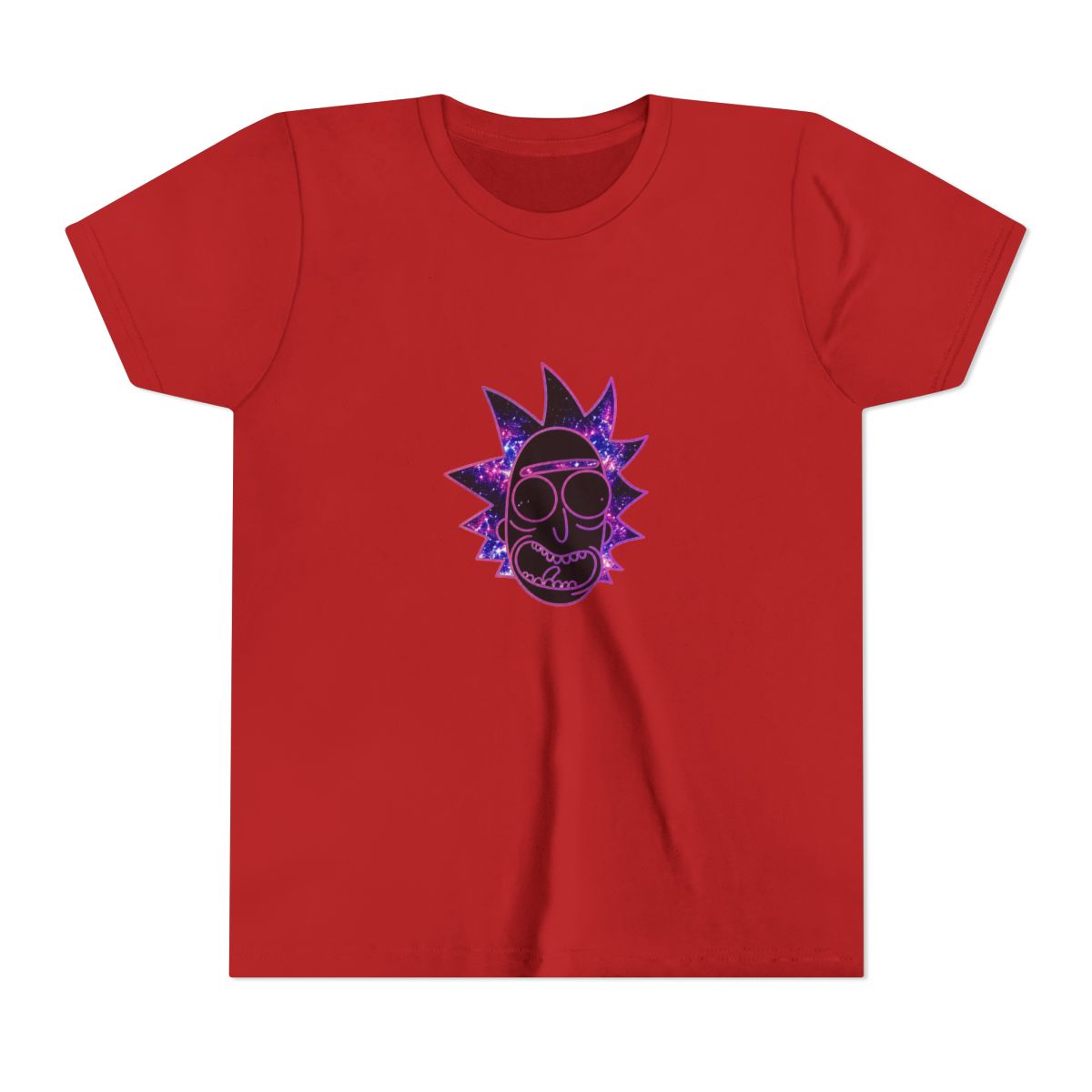 Rick and Morty Galactic Rick Big & Tall Kids T Shirt - alternate angle 5, merchandise