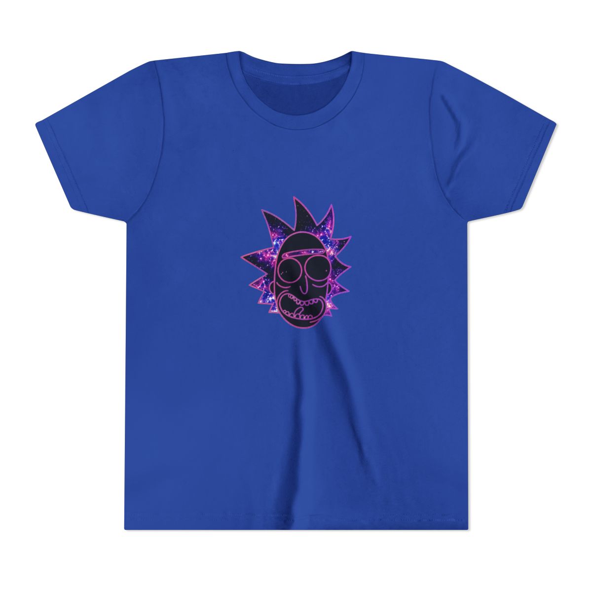 Rick and Morty Galactic Rick Big & Tall Kids T Shirt - alternate angle 3, merchandise