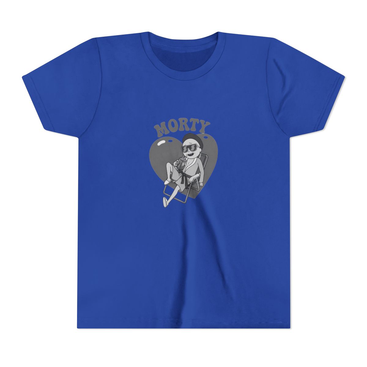 Rick And Morty Heart Morty Boyfriend Fit Girls Kids T Shirt - alternate angle 4, merchandise