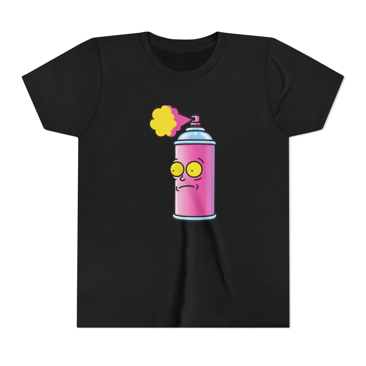 Rick And Morty Spray Can Morty Kids T Shirt - Official T-Shirts merchandise