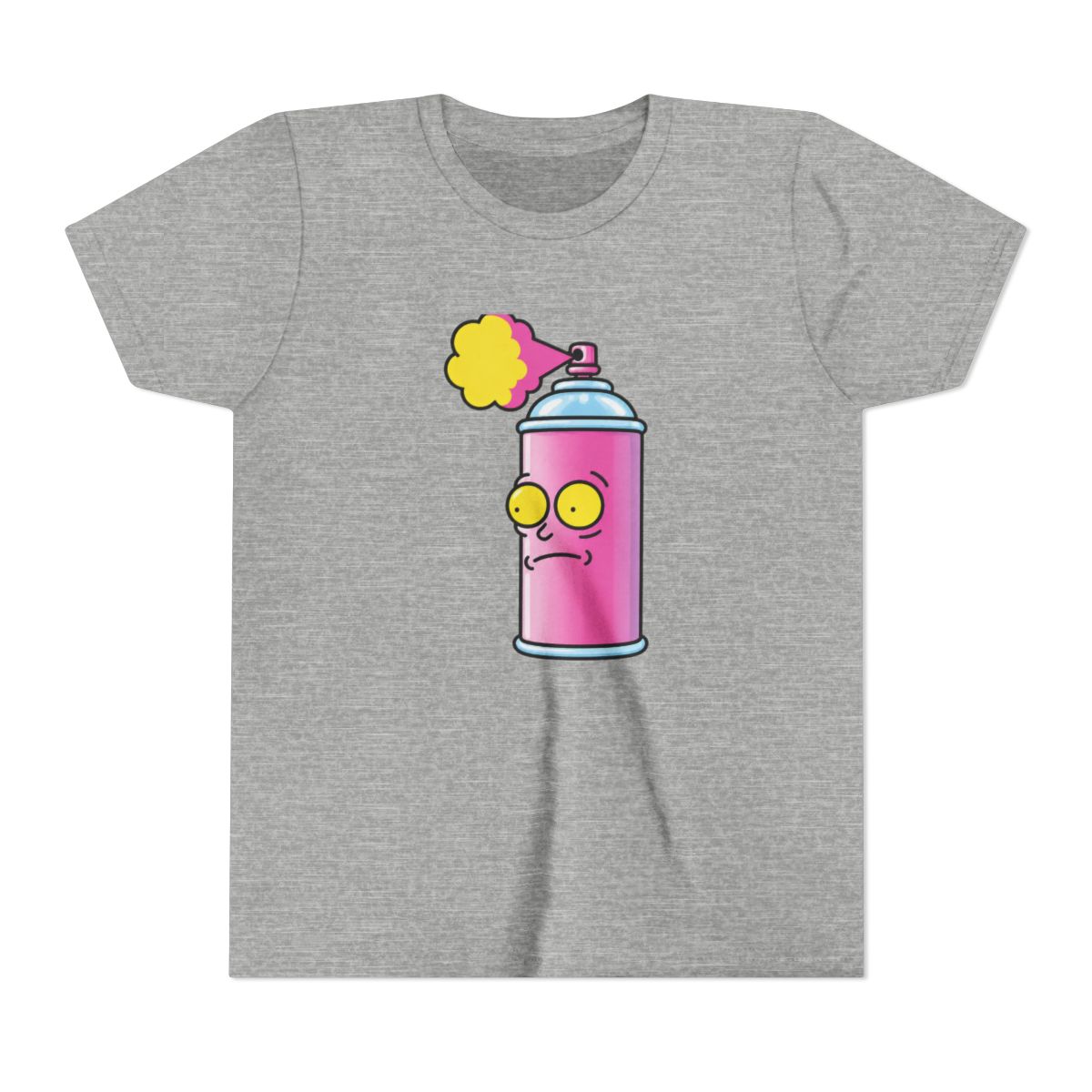 Rick And Morty Spray Can Morty Kids T Shirt - alternate angle 3, merchandise