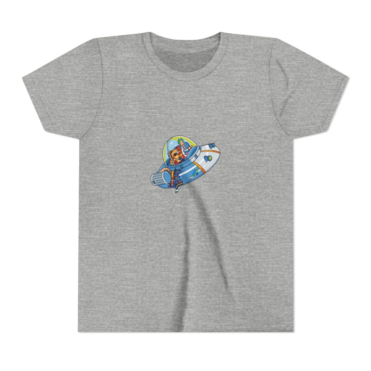 Rick And Morty UFO Kids T Shirt - alternate angle 3, merchandise