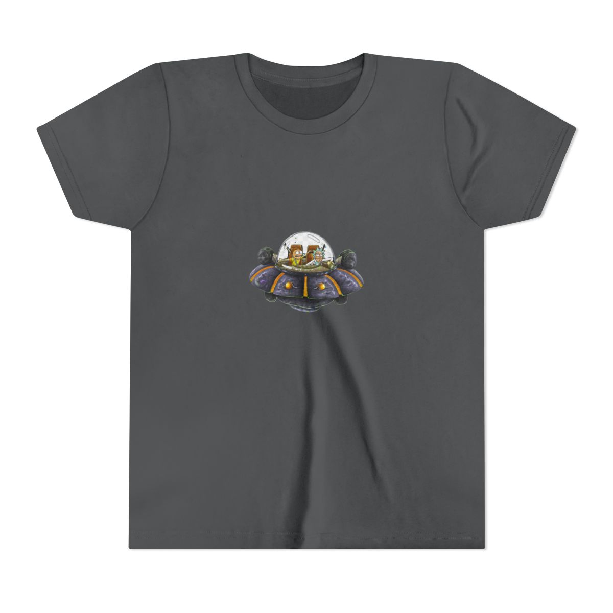 Rick and Morty - Space Cruiser Kids T Shirt black | Elbenwald - alternate angle 4, merchandise
