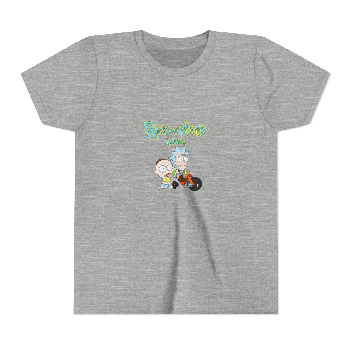 Rick and Morty Babies Kids T Shirt - alternate angle 3, merchandise