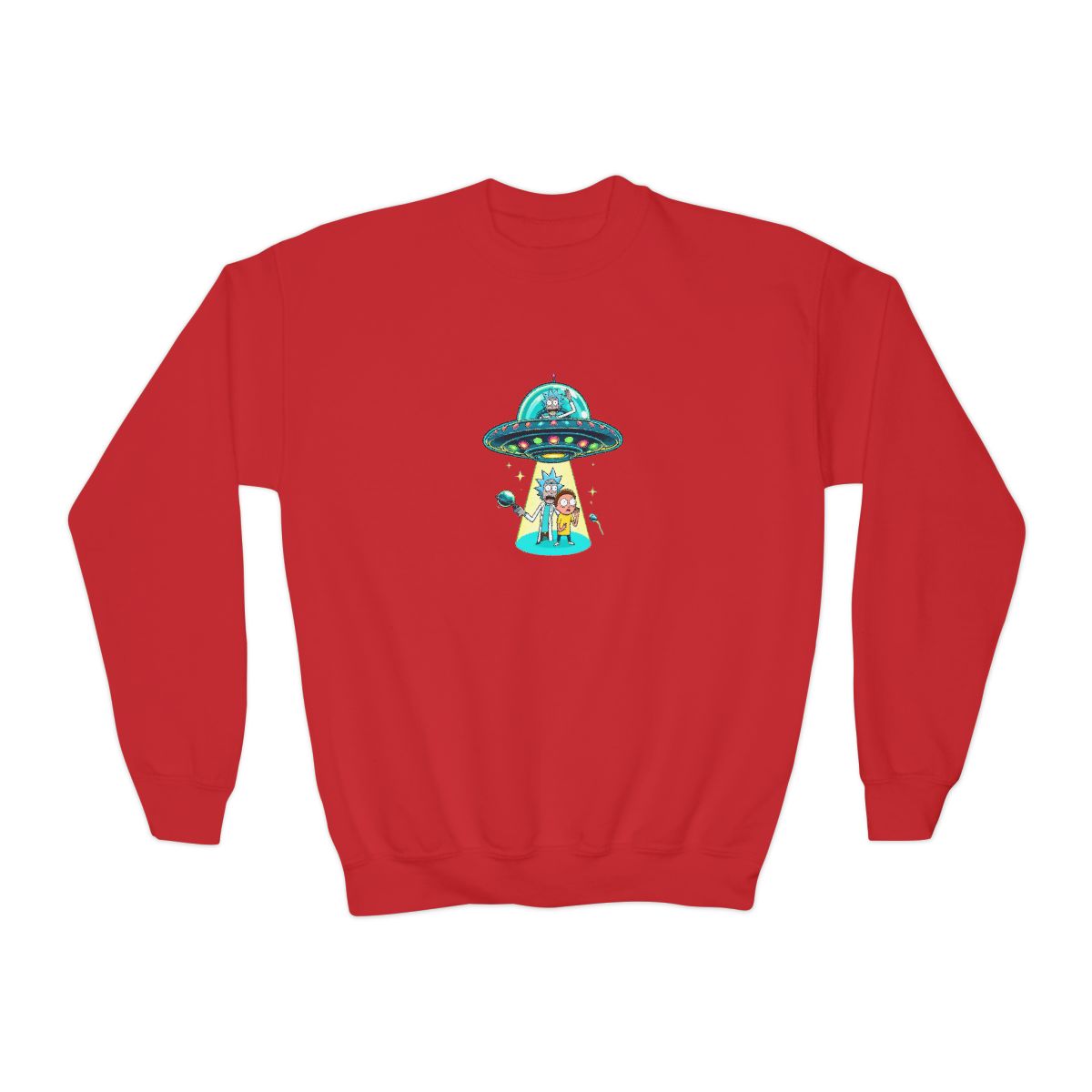 Rick And Morty In Ufo Best Love Kids T-Shirts - alternate angle 3, merchandise