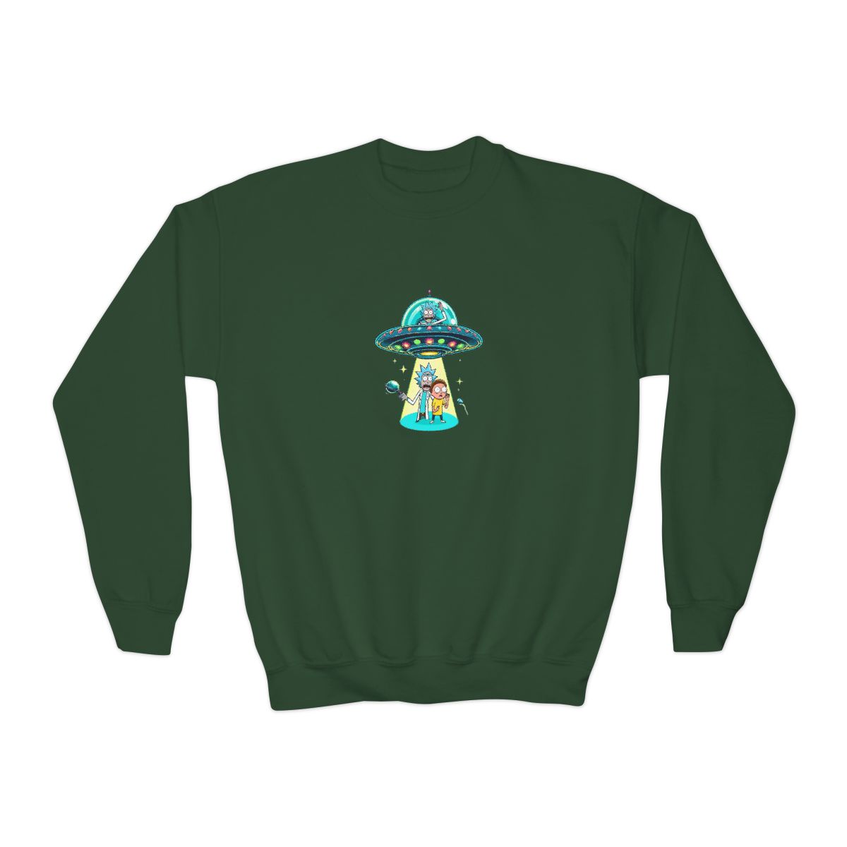 Rick And Morty In Ufo Best Love Kids T-Shirts - alternate angle 5, merchandise
