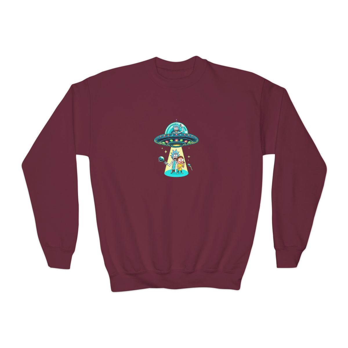 Rick And Morty In Ufo Best Love Kids T-Shirts - alternate angle 4, merchandise