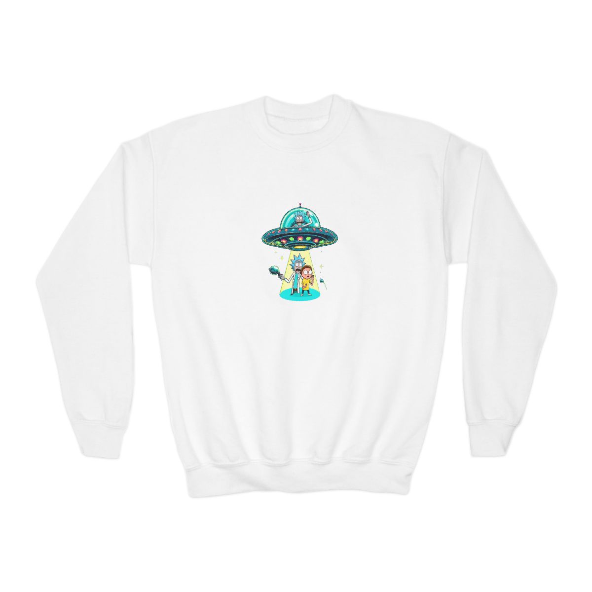 Rick And Morty In Ufo Best Love Kids T-Shirts - alternate angle 2, merchandise