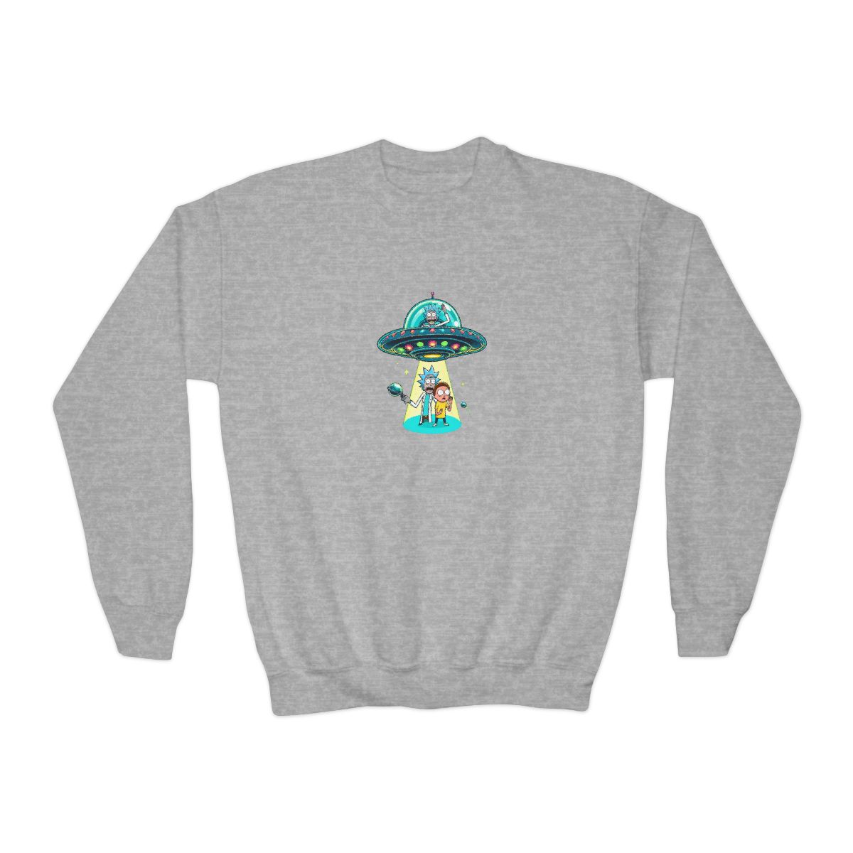 Rick And Morty In Ufo Best Love Kids T-Shirts - alternate angle 3, merchandise