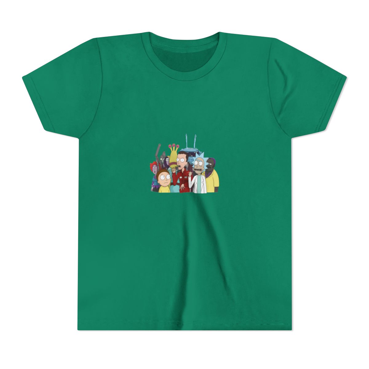 Rick And Morty Logic Mash-Up Kids T Shirt - alternate angle 2, merchandise