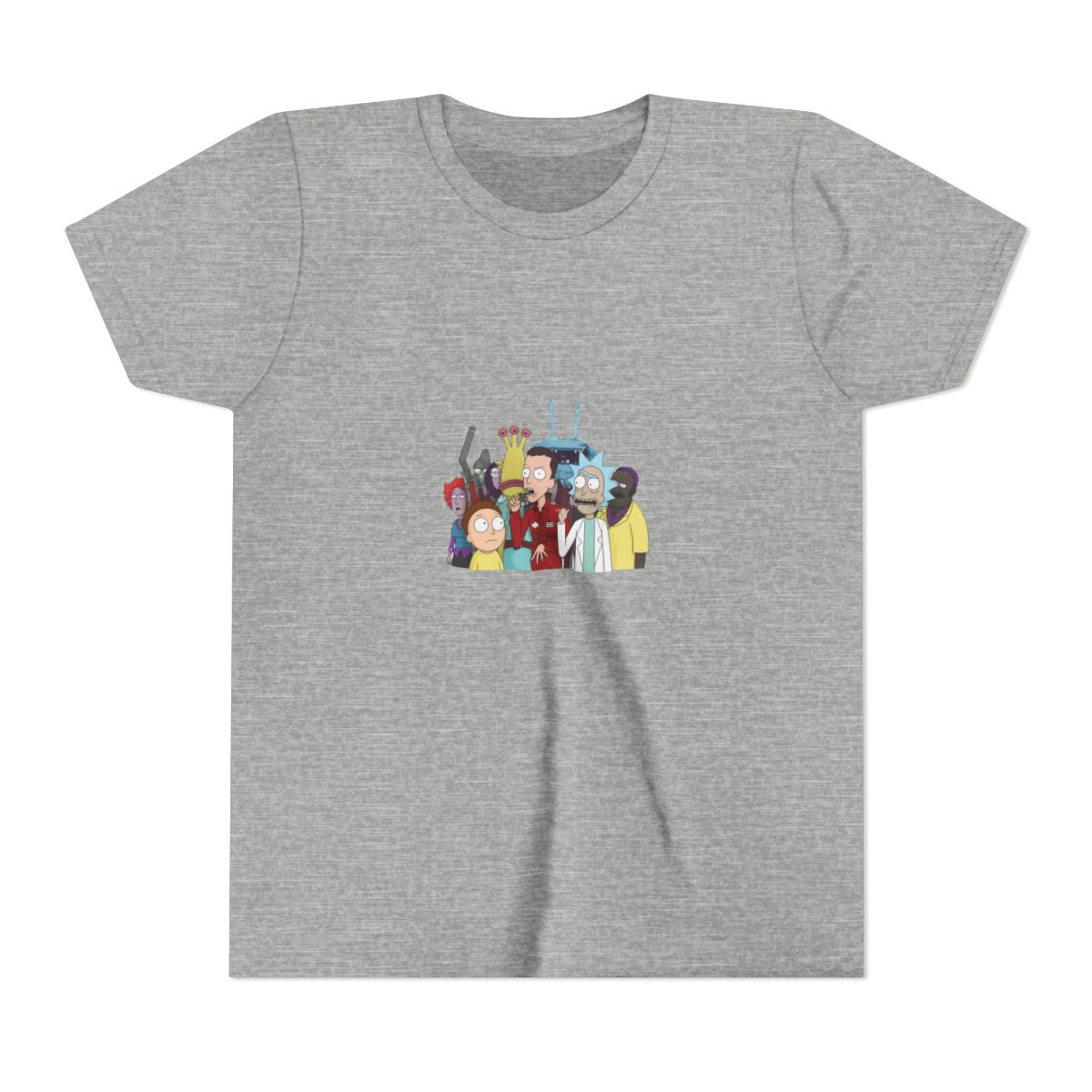 Rick And Morty Logic Mash-Up Kids T Shirt - alternate angle 3, merchandise