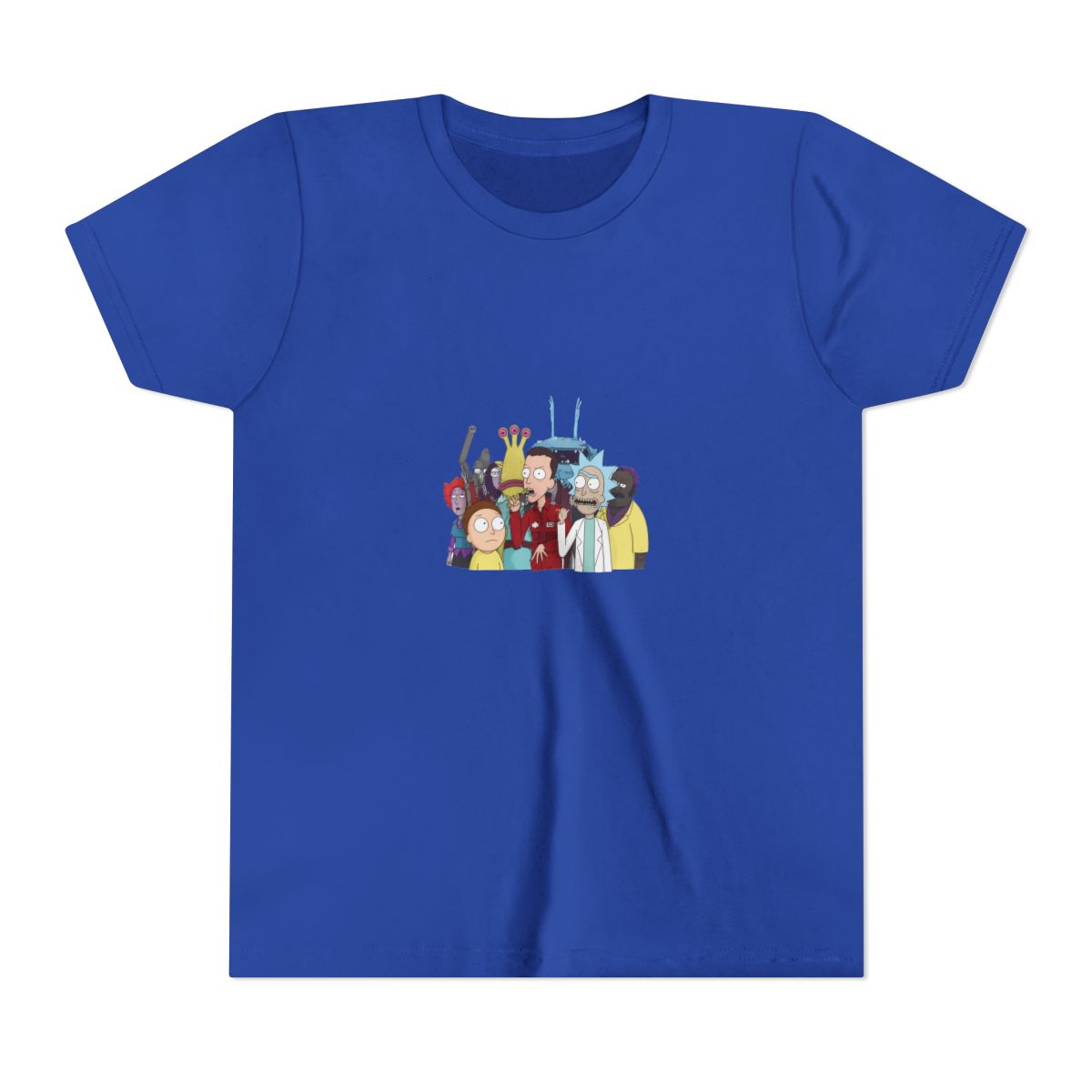 Rick And Morty Logic Mash-Up Kids T Shirt - alternate angle 4, merchandise