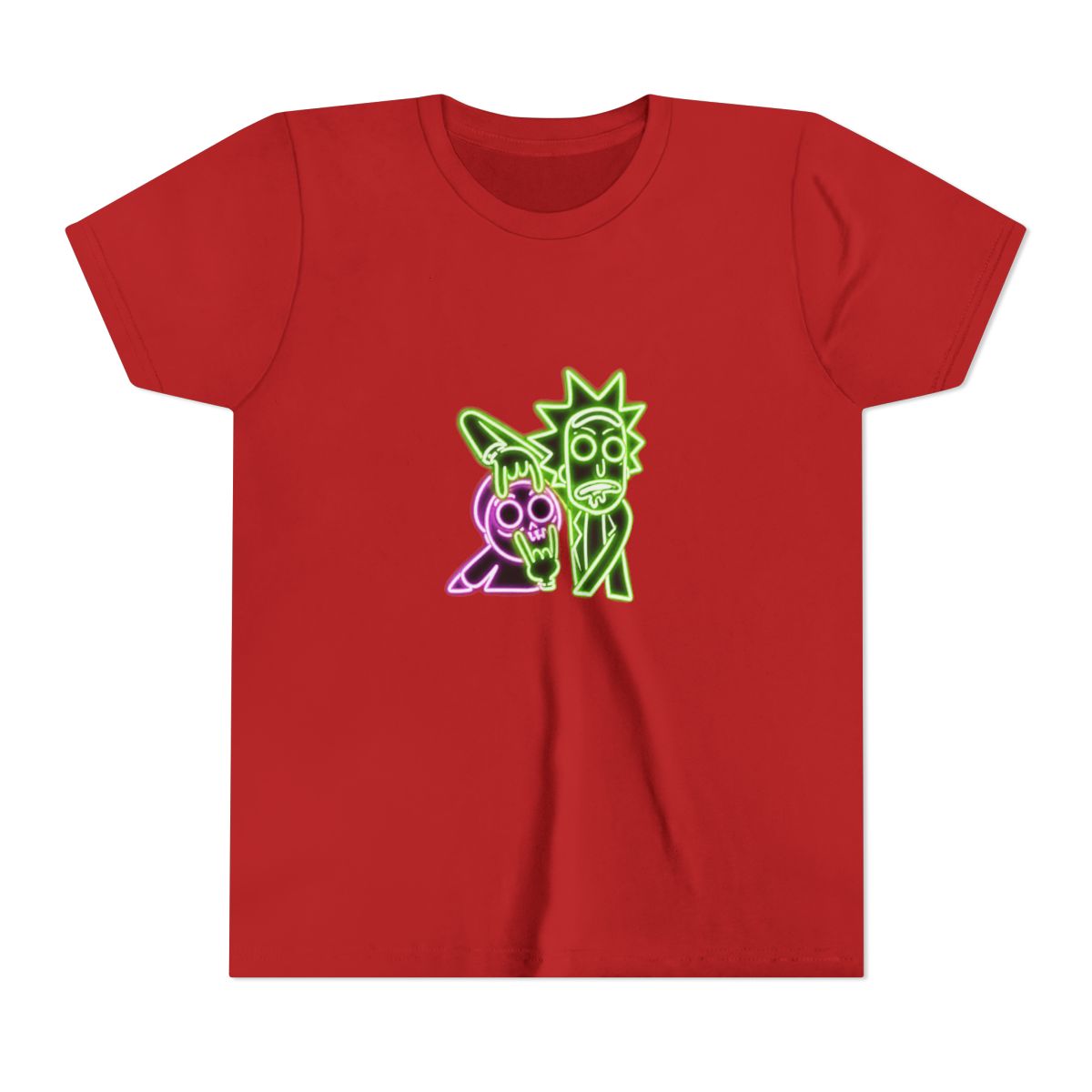 Rick And Morty Neon Kids T Shirt