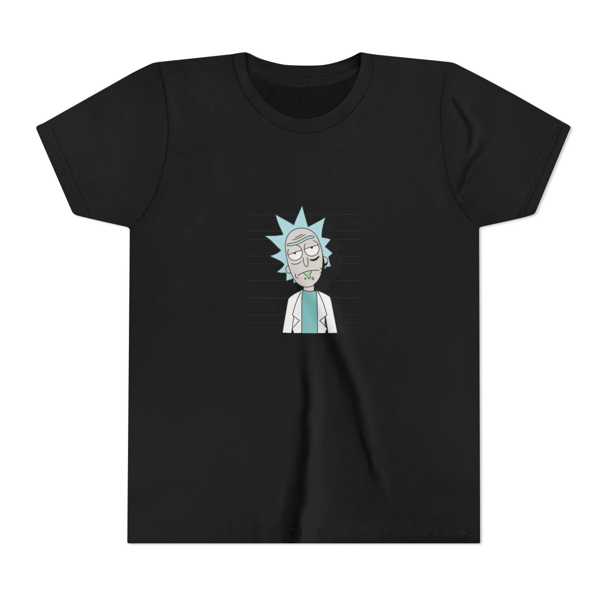 Rick Mug Shot Kids T Shirt | Rick and Morty