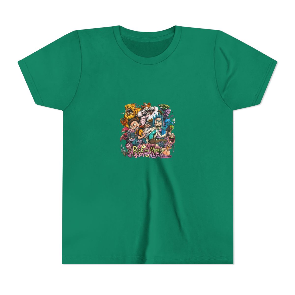 Vintage Cartoons Rick And Morty classic Kids T Shirt - alternate angle 2, merchandise