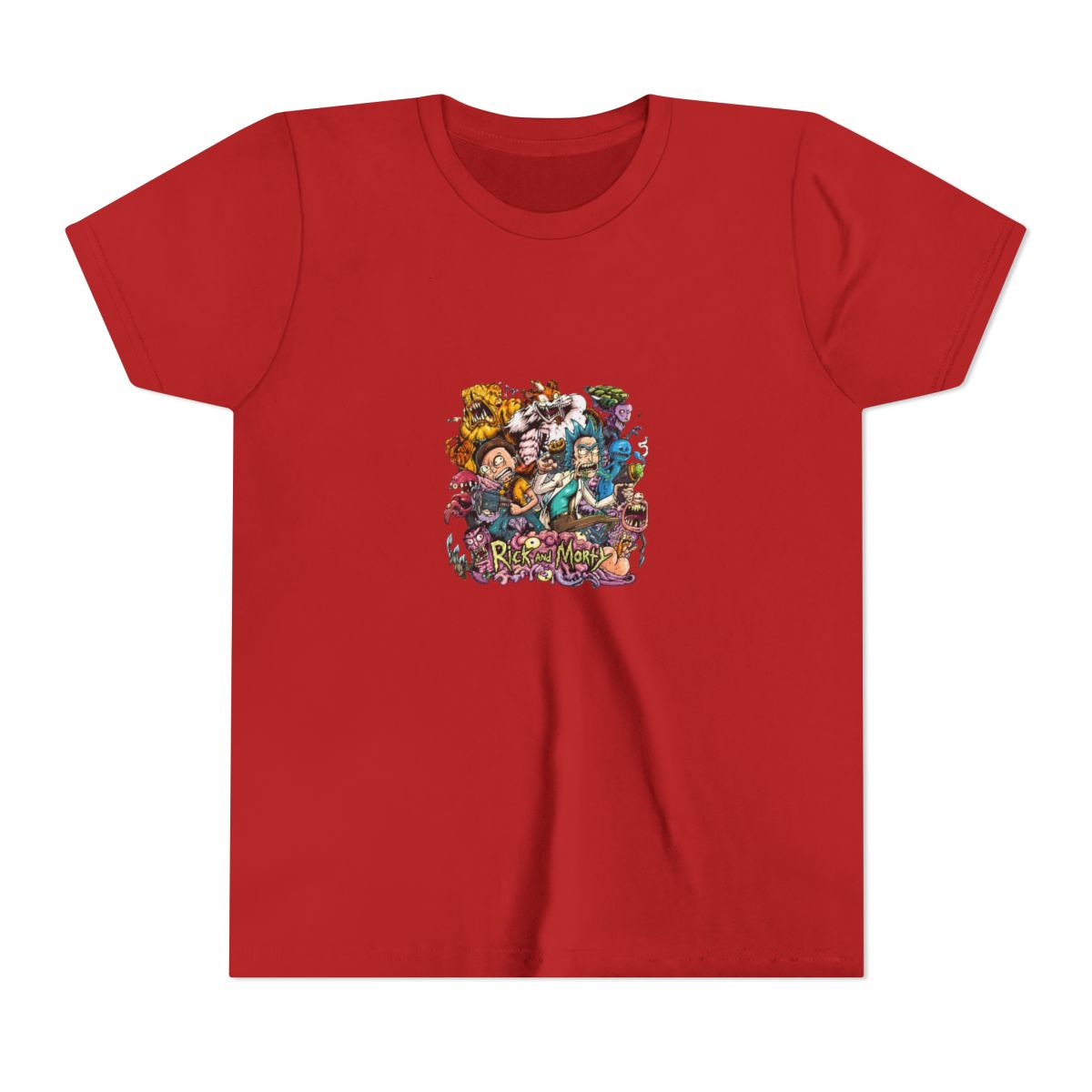 Vintage Cartoons Rick And Morty classic Kids T Shirt - alternate angle 5, merchandise