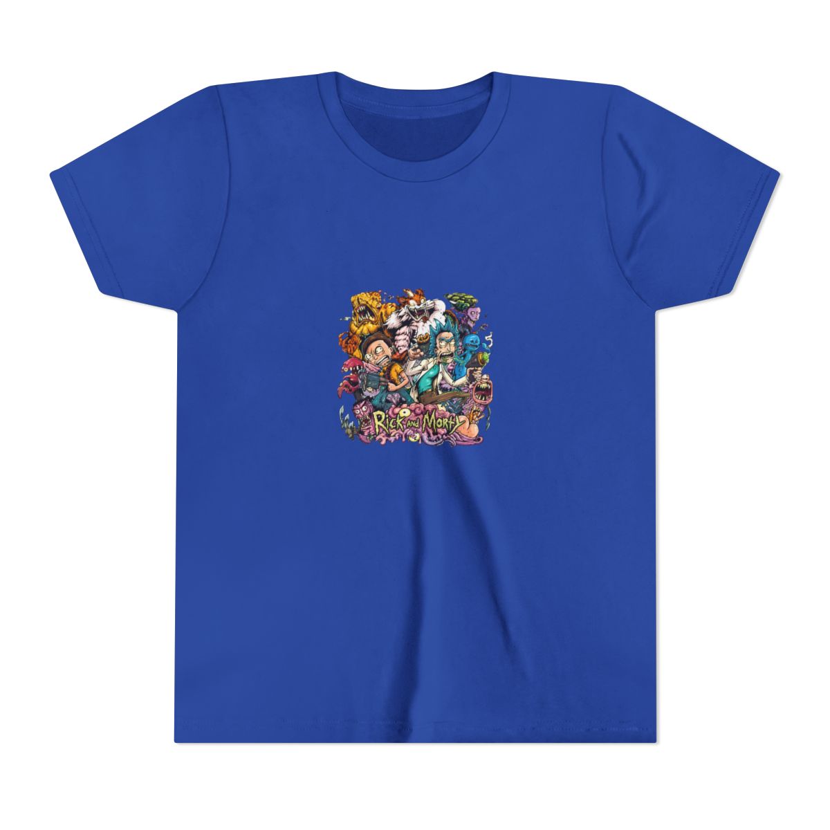 Vintage Cartoons Rick And Morty classic Kids T Shirt - alternate angle 3, merchandise