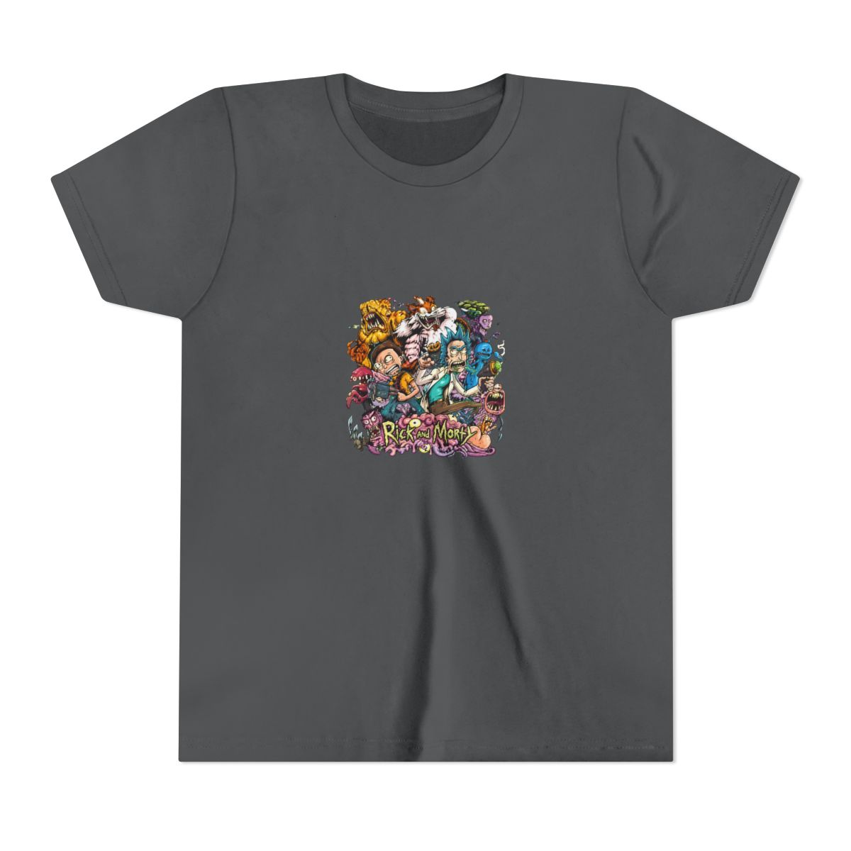 Vintage Cartoons Rick And Morty classic Kids T Shirt - alternate angle 4, merchandise